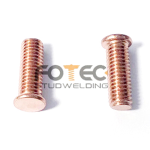 PS type of short cycle weld stud ISO13918 (7°) (External thread with flange short cycle stud)